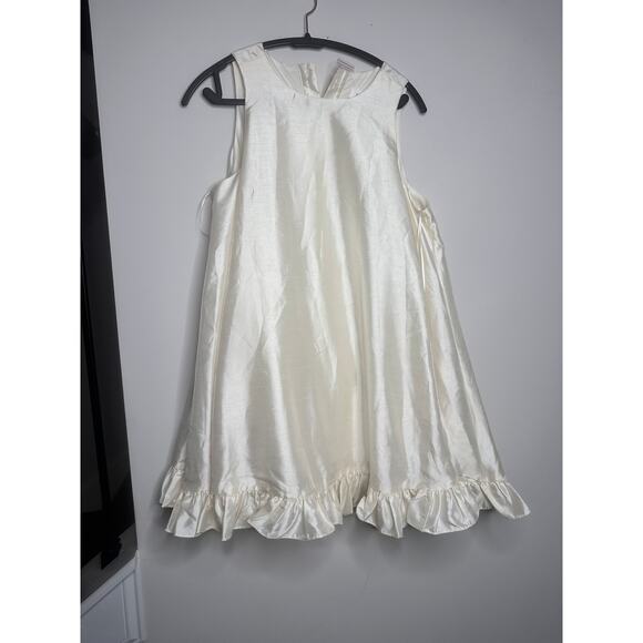 Sleeveless Taffeta Pearl Button Mini Dress - Picture 1 of 3